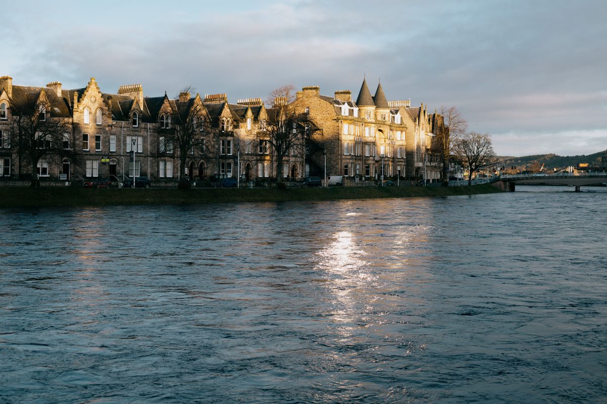 Buildings beside the River Ness in Inverness